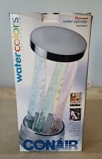 Vintage Conair Water Colors Collection Illuminated Bubbling Cylinder NEW OPEN BX