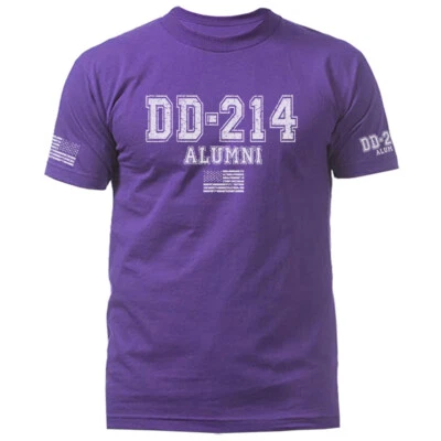 Camiseta gráfica DD214 Alumni Militar Patriótica Bandera de Estados Unidos Ejército de Estados Unidos Veterano Foto 1 de 2