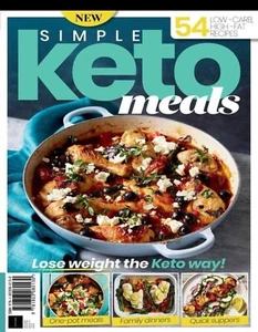 Simple Keto Meals 54 Low-Carb, High Fat Recipes 2021 New With Possible Scratches - Picture 1 of 5