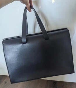 AESTHER EKME Leather Handbag Bag in Navy NWOT - Picture 1 of 14