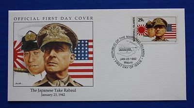 Marshall Islands (299) 1992 WWII: Japanese Take Rabaul Official FDC - Image 1 of 2