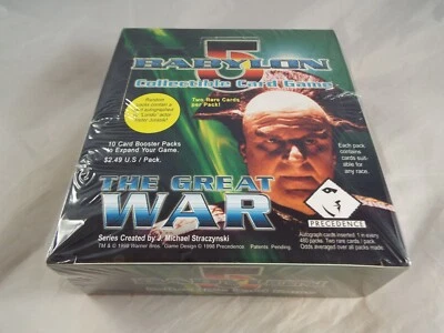 BABILONIA 5 LA GRAN GUERRA CAJA DE REFUERZO SELLADA DE 20 PAQUETES Foto 1 de 4