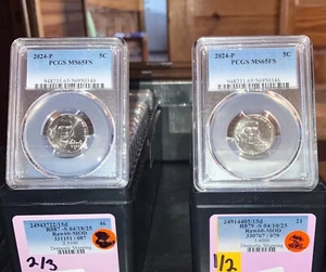 2024 P Jefferson Nickel FS MS65 PCGS - Picture 1 of 3