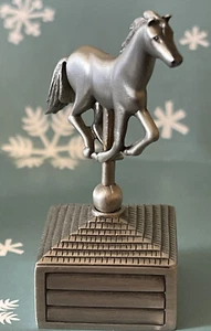 Charisma Pewter  ~ HORSE WEATHER VANE - 2 piece Weather Vane & Cupola - Picture 1 of 11