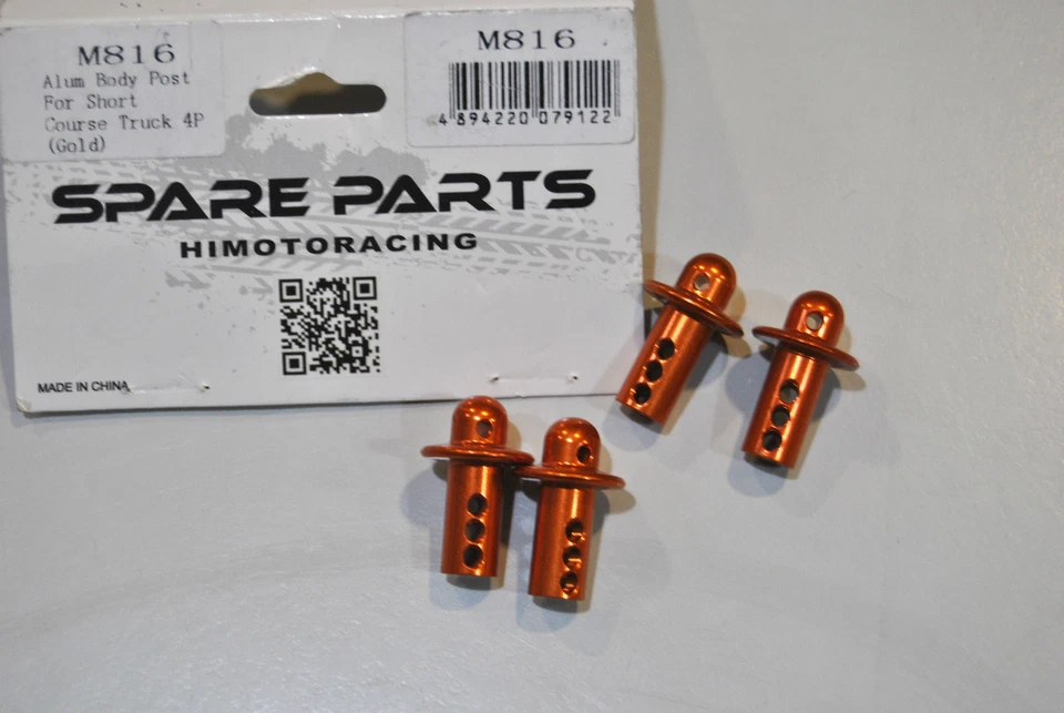M806 Supporti Carrozzeria Alluminio Himoto 1/8 SHORT COURSE MOUNT BODY HIMOTO - Immagine 1 di 1