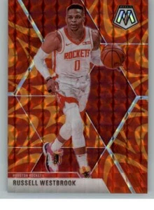 2019-20 Panini Mosaic Mosaic Orange Reactive #134 Russell Westbrook (ref 131843) - Picture 1 of 2