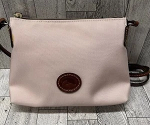 Dooney & Bourke Nylon Crossbody Pouchette Pink Shoulder Bag - Picture 1 of 5