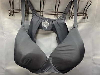 Catherines Intimates Bra ~ 54DDD ~ BLACK ~ Plunge ~ NWT - Image 1 of 4