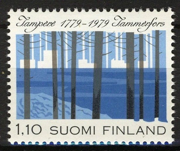 Finland 1979, 200th Anniversary of the City of Tampere set MNH, Mi 848 - Image 1 of 1