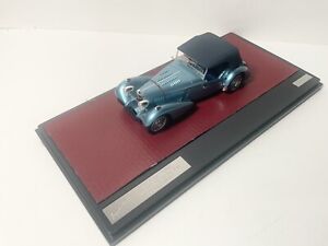 1/43 1938 Bugatti  T57 Roadster Vanden Plas closed  blue Matrix MX40205-102