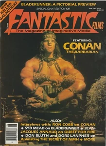 1982 FANTASTIC FILMS Magazine #29 Conan The Barbarian Blade Runner Blake's 7 NM - Bild 1 von 1