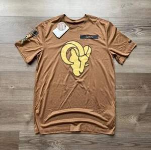 Nike Los Angeles Rams Salute To Service Brown T-Shirt Men’s Size Medium - Bild 1 von 6