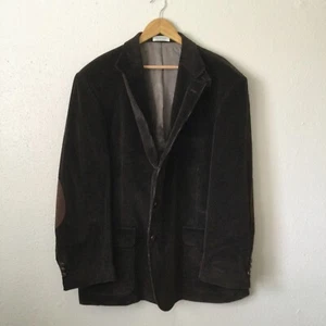 Orvis Corduroy Blazer Brown Elbow Patches Sport Coat Mens 50R Jacket XXL - Picture 1 of 11