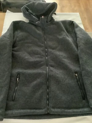 Jaqueta de lã Kam Jeans masculina cinza Sherpa tamanho 2XL - Imagem 1 de 4