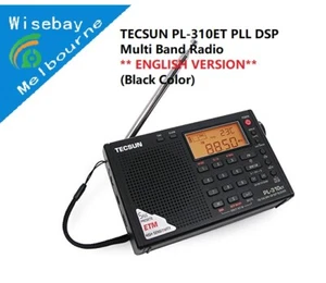 TECSUN PL-310ET PLL DSP Multi Band Radio-ENGLISH VERSION-Black Color-Melbn Stock - Picture 1 of 6