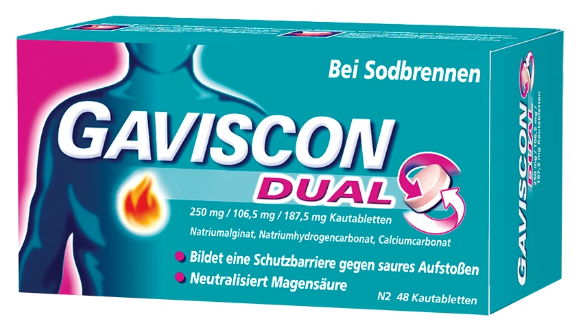 GAVISCON DUAL 48 Kautabletten PZN 11528394 Katharinenapotheke
