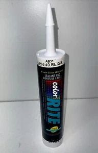 COLOR RITE SEALANT AND ADHESIVE CAULK 10.5 OZ JHN-49 BEIGE - Picture 1 of 7