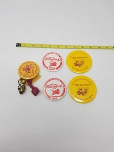 Lot Of 5 1987 Rose Bowl Pins Michigan vs. ASU New Year's Eve Party - Picture 1 of 7
