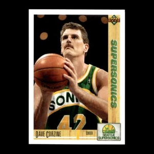 Dave Corzine 1991-92 Upper Deck Seattle SuperSonics #106 R328T 33 - Picture 1 of 2