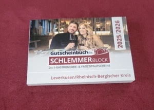 Schlemmerblock - Gutscheinbuch 2025/2026 - Leverkusen/Rheinisch-Bergischer-Kreis - Bild 1 von 2