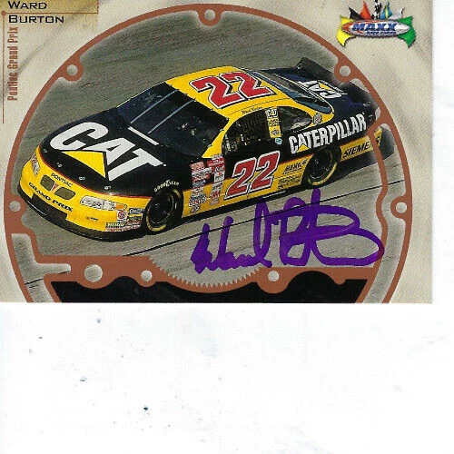 WARD BURTON SIGNED 1999 MAXX RACING #11 - NASCAR - Image 1 of 1