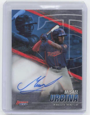 2021 Bowman's Best #B21-MU Misael Urbina Best of 2021 Autographs - Image 1 of 2