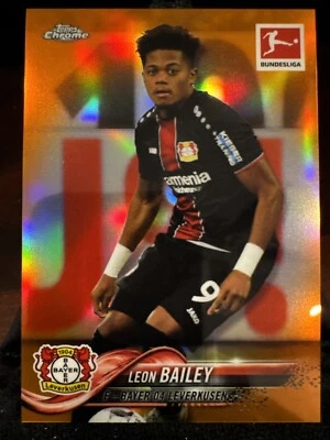 Leon Bailey 2018-19 Topps Chrome Bundesliga 25/25 - Image 1 of 2