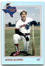 1988 Grand Slam Baseball Card Jesus Alfaro b Midland Angels #19