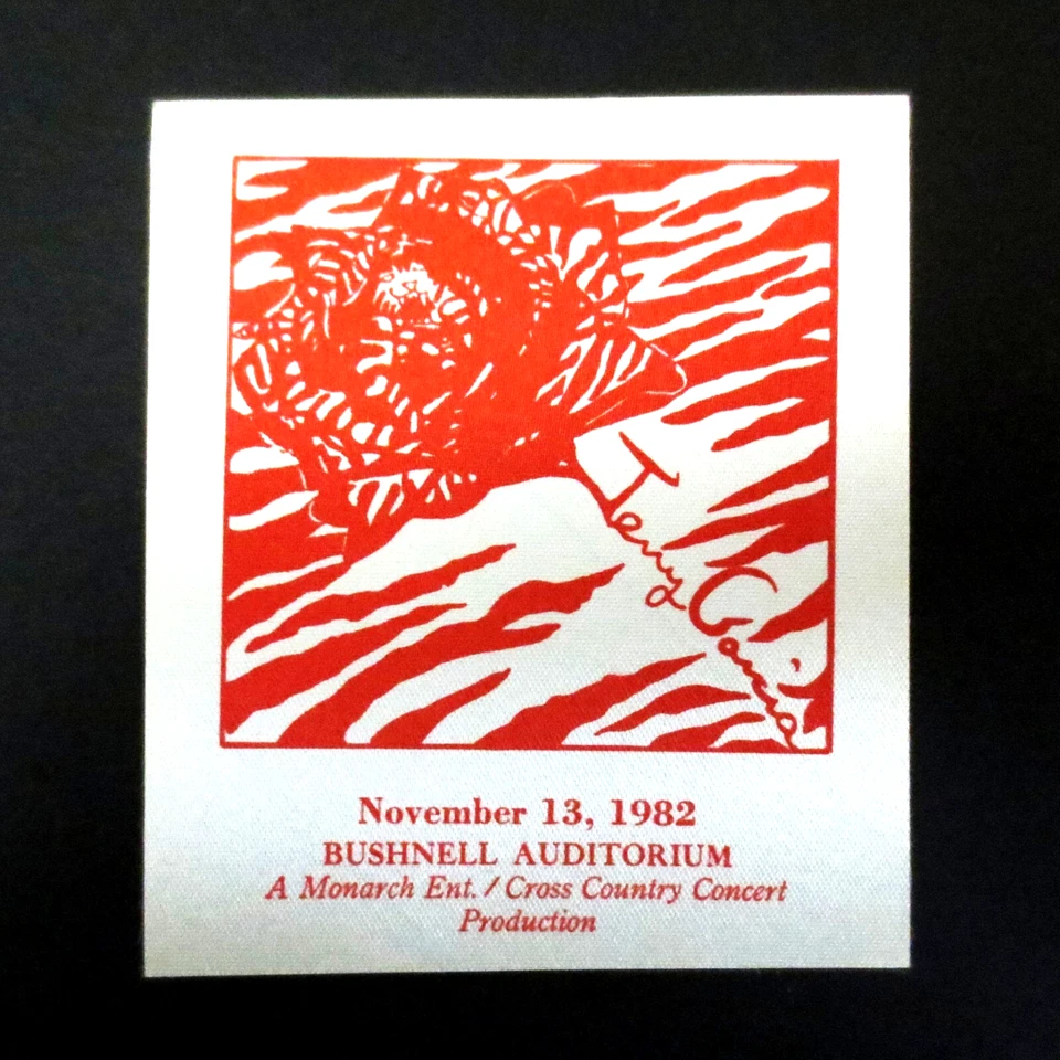 Jerry Garcia Backstage Pass Connecticut CT 13/11/82 13/11/1982 JG Grateful Dead Foto 1 de 4