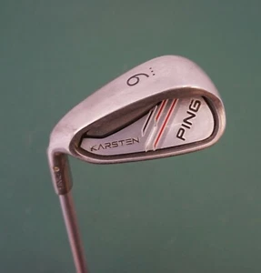 Left-Handed Ping Karsten Yellow Dot 9 Iron Seniors Graphite Shaft Ping Grip - Picture 1 of 4