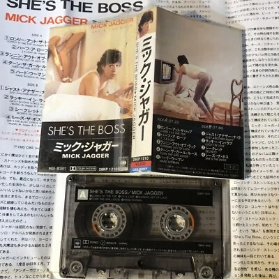 MICK JAGGER She's The Boss JAPAN CASSETTE 28KP1210 w/SNAP CASE+PS Rolling Stones - Image 1 of 4