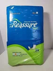 Reassure Booster Pads 25 ct. Maximum Protection Fits All NEW - Picture 1 of 3