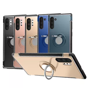 Funda resistente a prueba de golpes con soporte de anillo para Samsung Note 10/Note 10 Pro/10 Plus - Imagen 1 de 43
