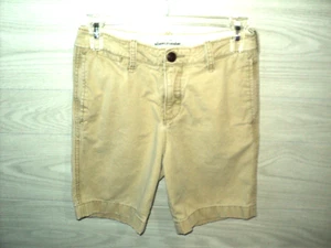 Abercrombie Kids Shorts Boys Size 12 Distressed Khaki Zippered 5 Pockets - Picture 1 of 4