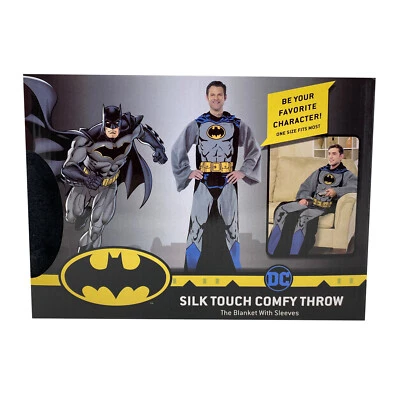New DC Comics Batman Adult Comfy Throw Blanket 48”x 71” - Image 1 of 2