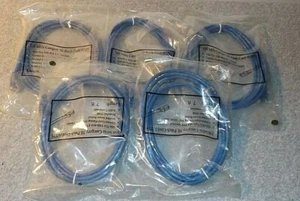350 Mhz Category 5E Patch Cord (UTP) - 7 Ft. - Short Body Connector Blue - 5 Pcs - Bild 1 von 2