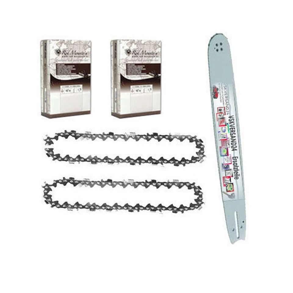 Schwert 30cm + 2 Ketten passen für Solo 638 614 Farmer/ Husqvarna Husky 32/38