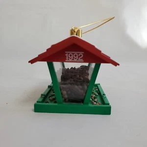 Hallmark Feathered Friends Feed House Keepsake Ornament AS IS Missing Birds 1992 - Picture 1 of 8