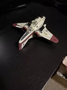 STAR WARS TRANSFORMERS: CLONE PILOT ARC-170 STARFIGHTER ACTIONFIGURE 2006✨ - Picture 1 of 1