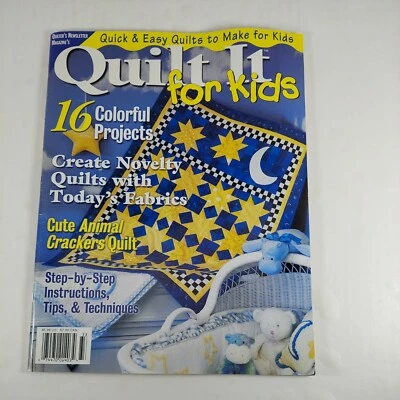 Quilt It For Kids 2003 16 Colorful Projects, Animal Crackers, Novelty Quilts - Image 1 of 4