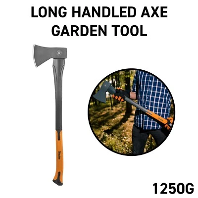 Heavy Duty Long Handled Axe, Garden Tool, Chop Cut Wood Trees Log Splitter - Image 1 of 4
