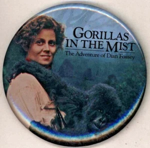 1988 Gorillas In The Mist Film 3" Pinback Button - Picture 1 of 1