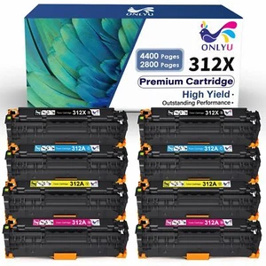 8PK CF380A Toner Cartridge Set for HP 312A LaserJet Pro MFP M476dn M476dw M476nw - Picture 1 of 5