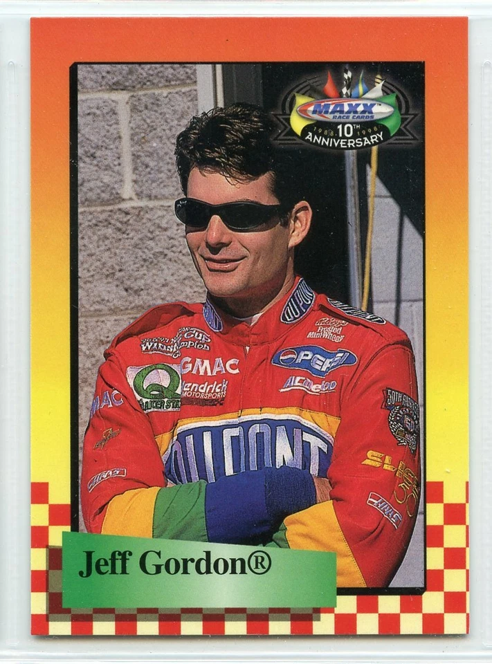 1998 Maxx 10th Anniversary Nascar Racing - #24 - Jeff Gordon - DuPont - Image 1 of 1