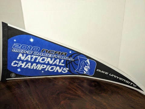 Duke University Blue Devils 2010 NCAA Mens Basketball National Champions Pennant Cover