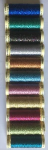 Gutermann Metallic Effect Thread Sparkling Glitter Thread 50m Reels - 12 Colours - Picture 1 of 13
