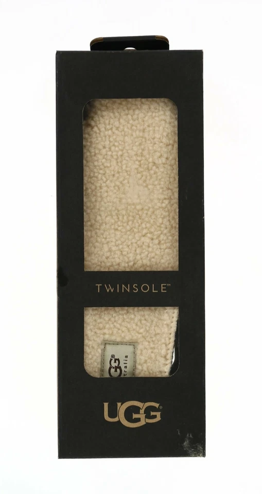 Juego de 2 pares de plantillas de doble suela de cuero/lana natural talla 10 UGG 166564 para hombre Foto 1 de 3