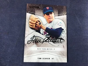 TARJETA DE BÉISBOL Z3-22 - TOM SEAVER NY METS - AUTOGRAFIADA/NUMERADA - FLEER 2005 - Imagen 1 de 4
