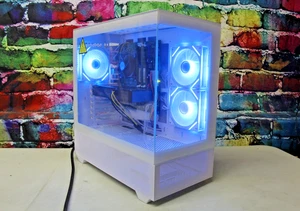 Custom RGB Gaming Desktop PC Intel Core i7 3.40 Quad 32 GB SSD Nvidia RTX 5060 - Picture 1 of 14
