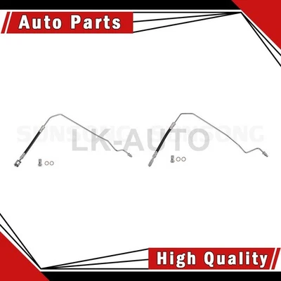 2 líneas de freno de manguera hidráulica de freno exterior trasero para Audi A6 2000 Foto 1 de 4